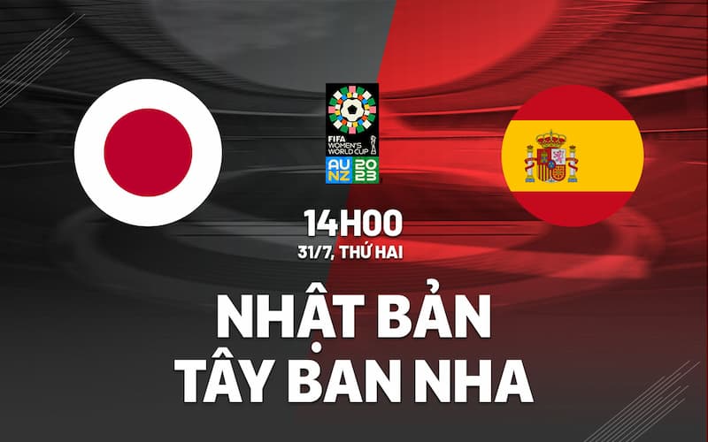 Nữ Nhật Bản vs Nữ Tây Ban Nha